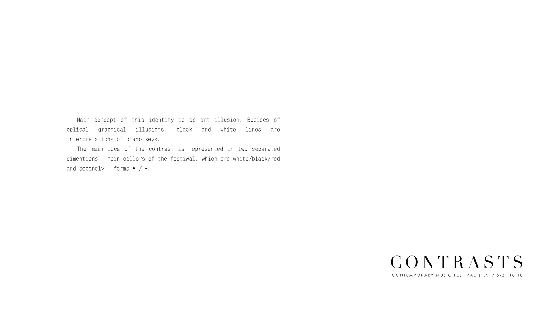 Contrasts 2018