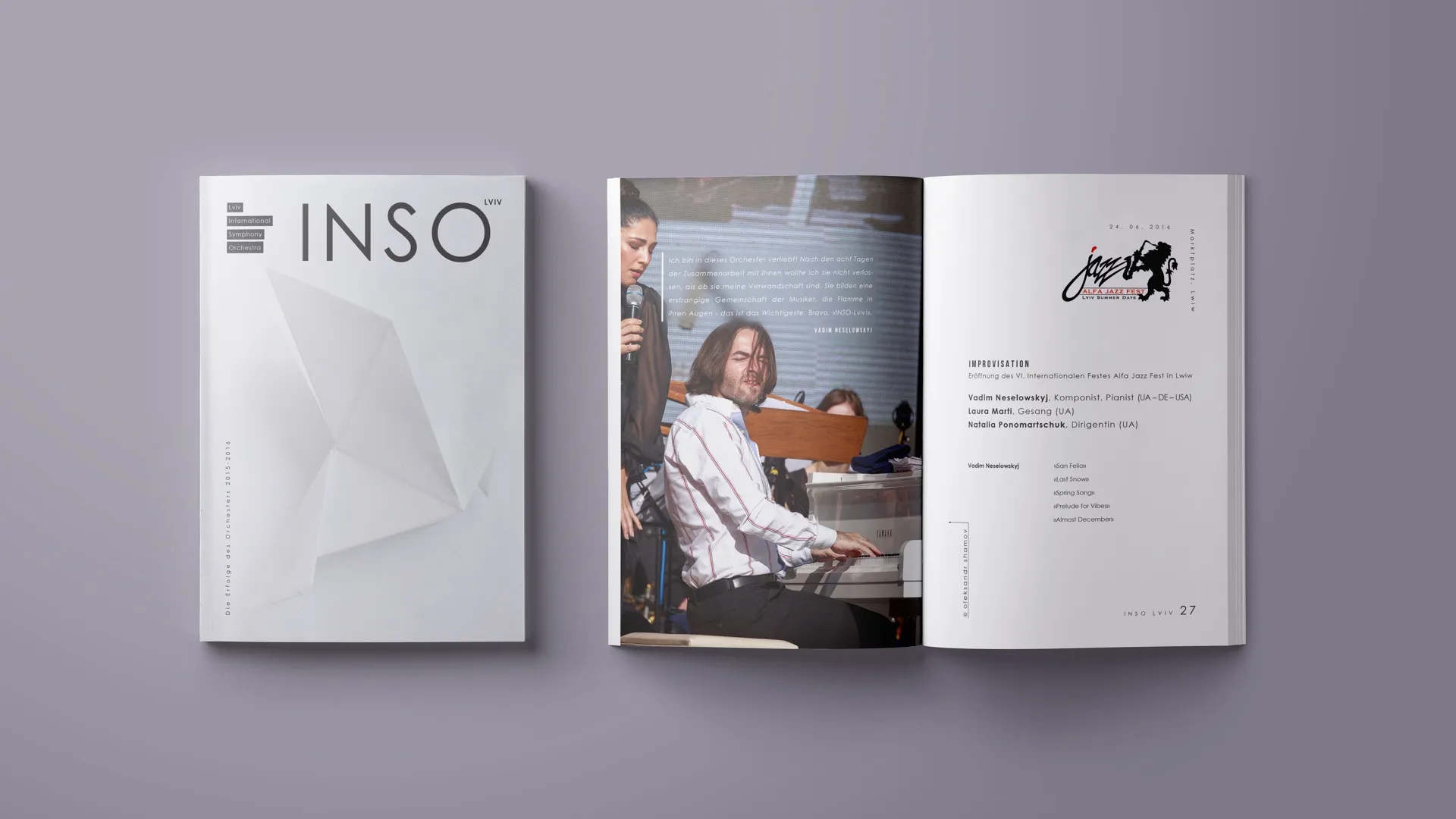 Lviv International Symphony Orchestra Showcase 2016 Magazine